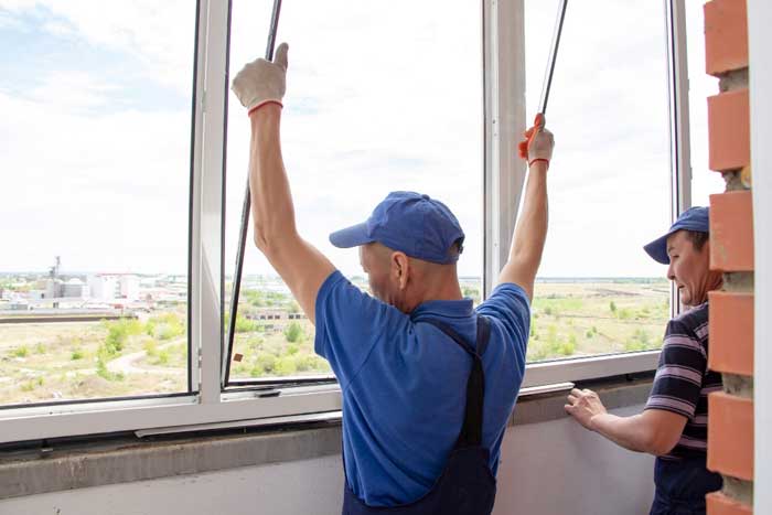 >Residential window installation in Buford