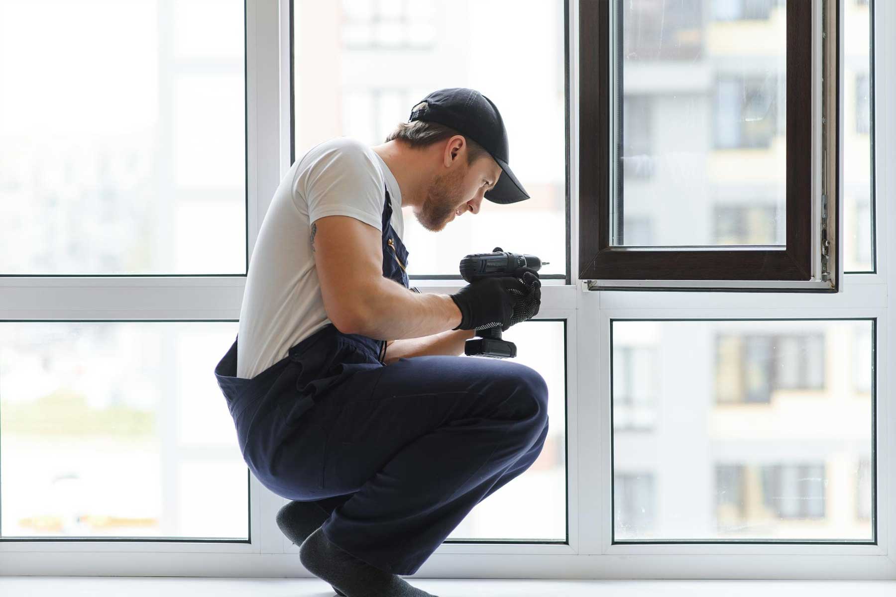 Residential window installation