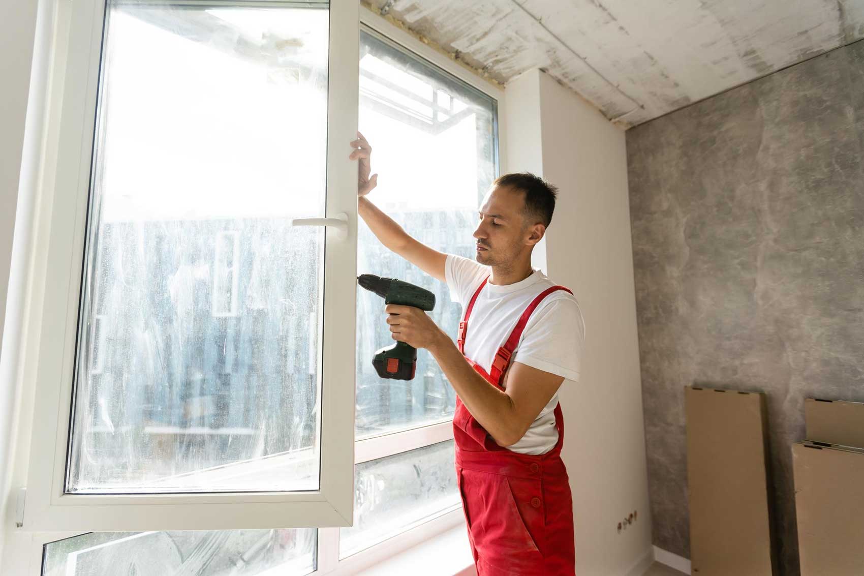 Residential window installation