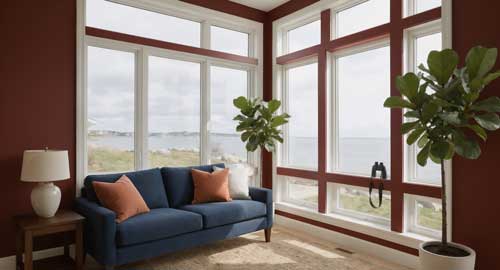 Energy-efficient vinyl windows for a Jacksonville home
